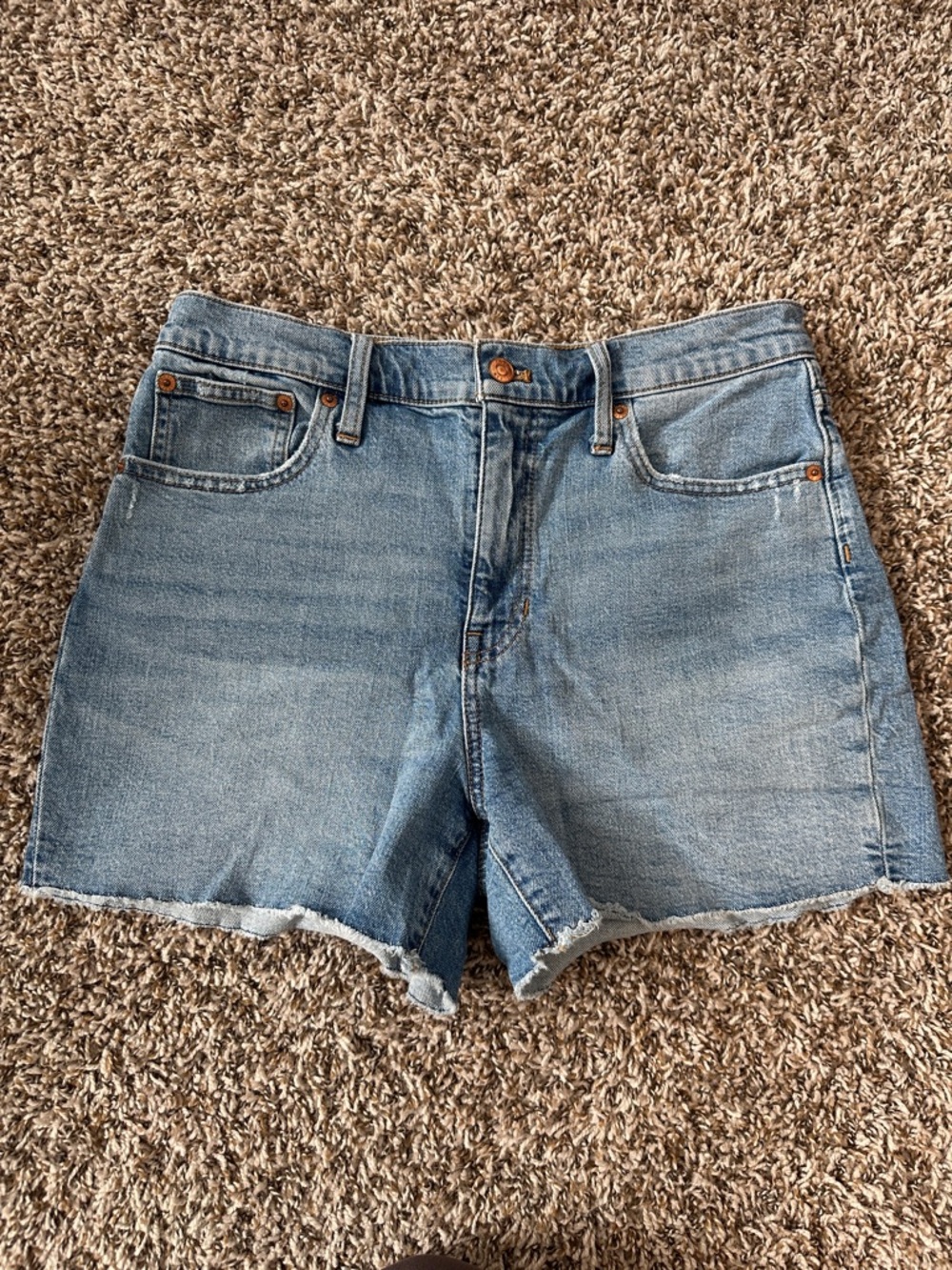 J. Crew High Rise Classic Light Blue Denim Women's Shorts Size 28 / 6